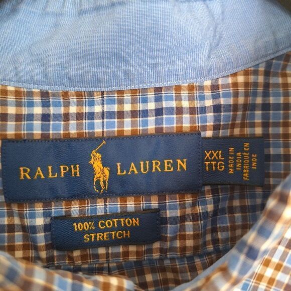 Ralph Lauren  Bottom down shirt size XXL/TTG 100% cotton - Picture 2 of 5